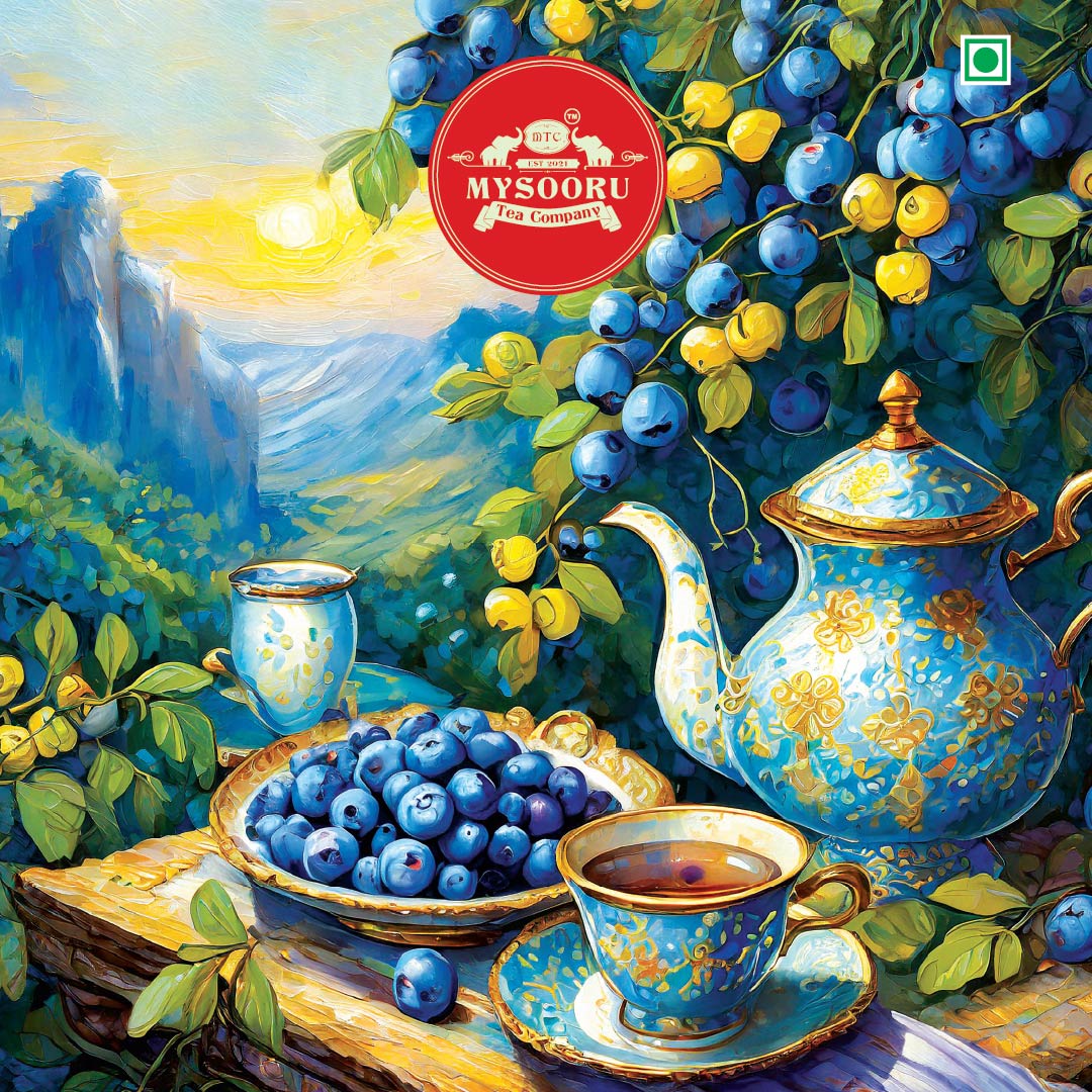 Blueberry Green Tea