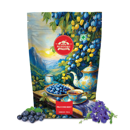 Blueberry Green Tea