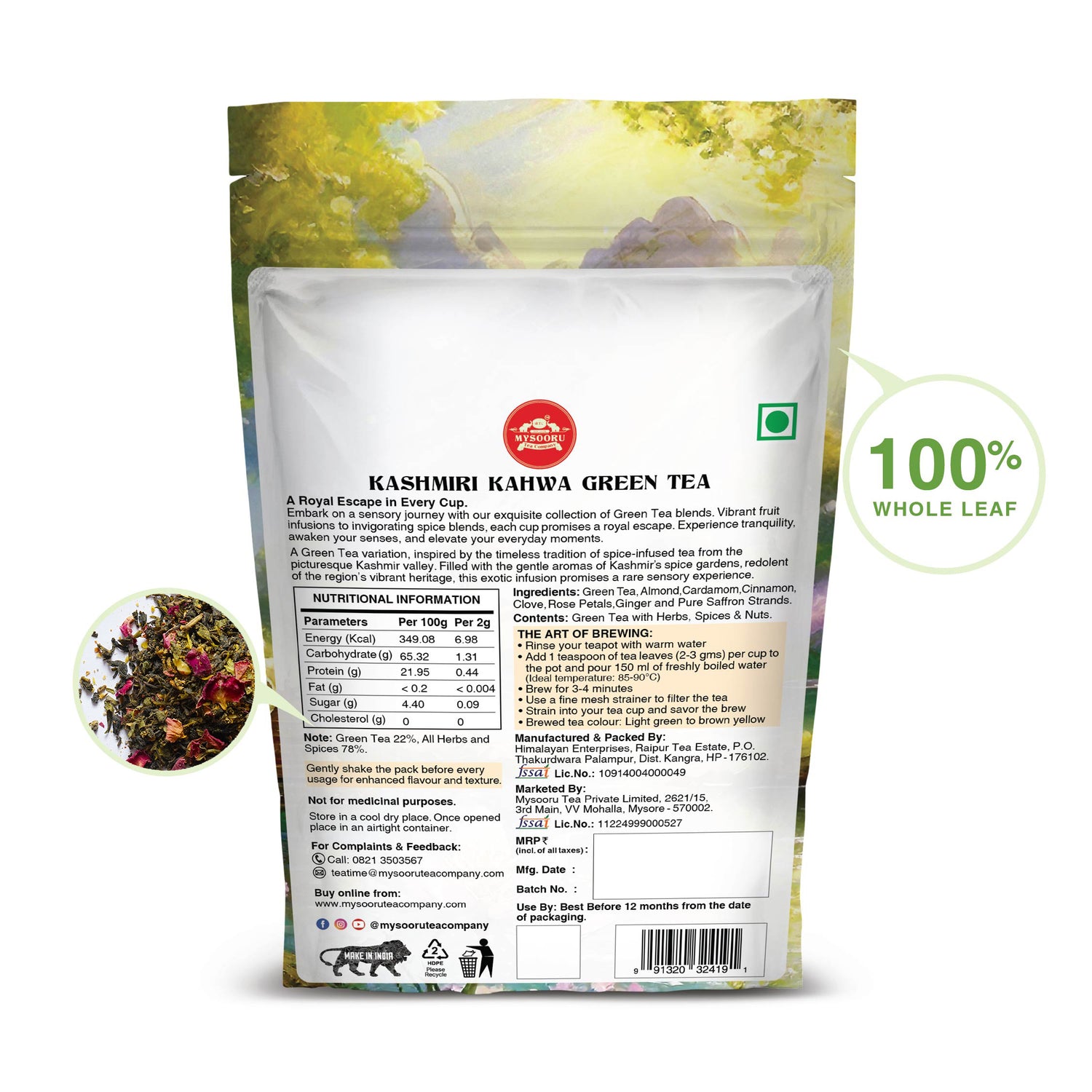 Kashmiri Kahwa Green Tea